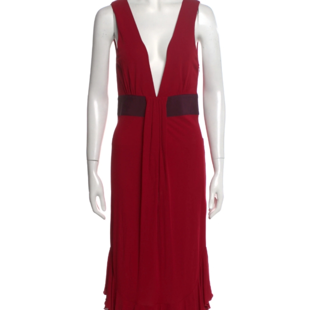 DESIGNER VALENTINO RUNWAY RED DRESS/GOWN LUXURY.